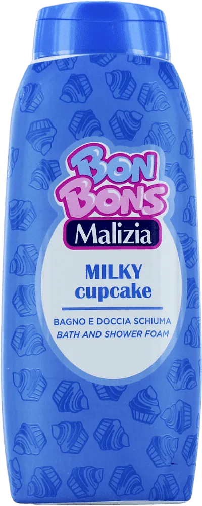 Լոգանքի փրփուր «Malizia Bon Bons Milky Cupcake» 500մլ