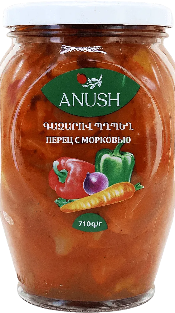Peppers with carrots "Anush" 710g
