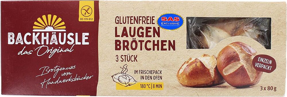 Frozen bread "Backhausle" 3x80g
