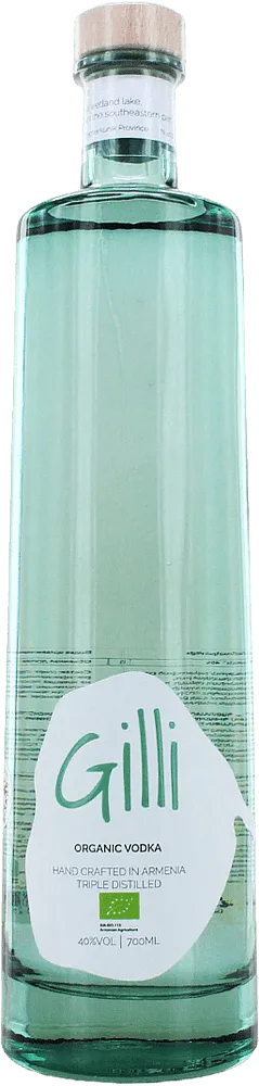 Vodka "Gilli Organic" 0.7l
