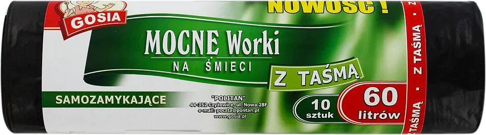 Garbage bags "Gosia Clean Worki Mocne" 60l 