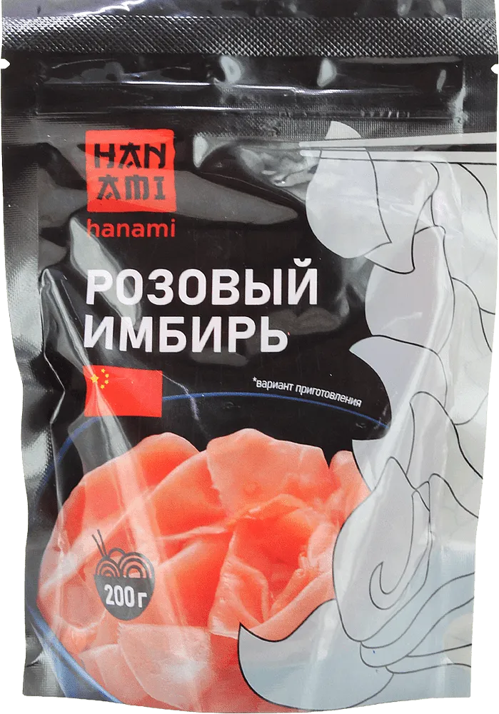 Pickled pink ginger "Hanami" 200g