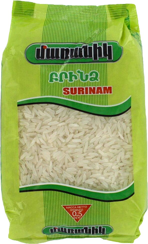 Рис длиннозерный "Мараник Суринам" 500г 