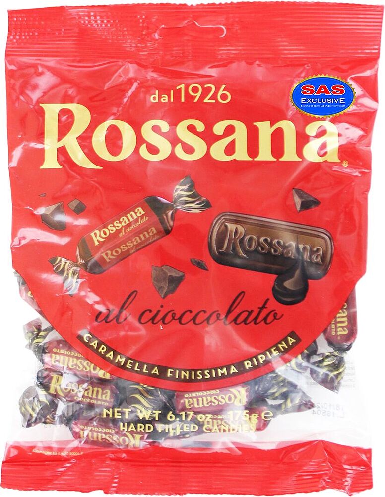 Կոնֆետներ կարամելային «Rossana Al Cioccolato» 175գ
