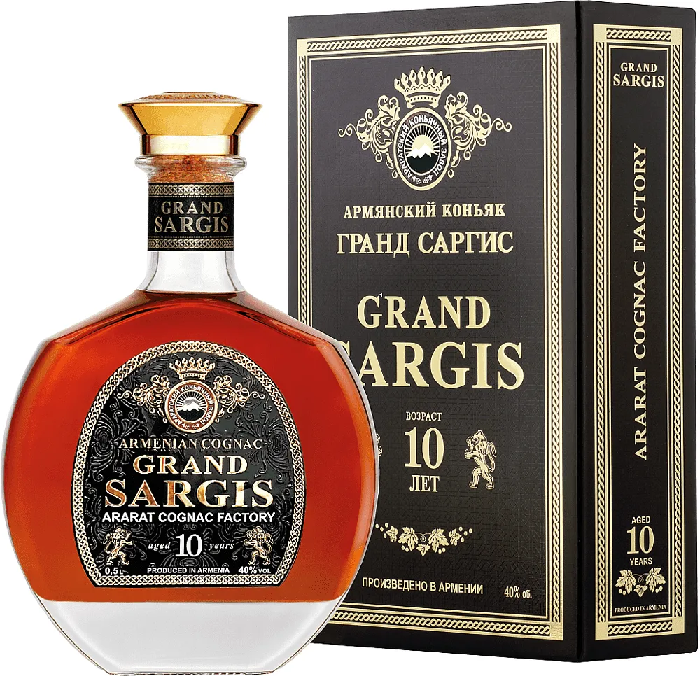 Cognac "Grand Sargis 10*" 0.5l
