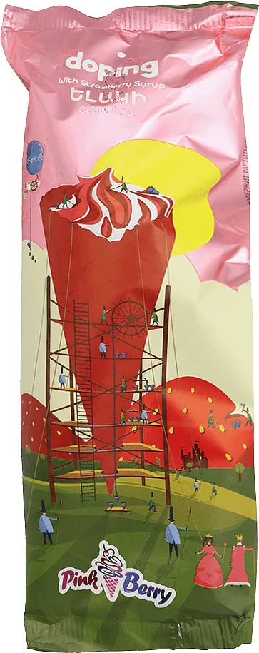 Vanilla ice-cream "Pink Berry Doping" 125g
