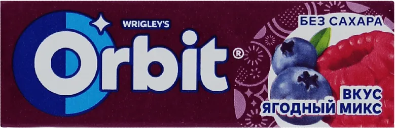 Berry chewing gum "Orbit" 13.6g 