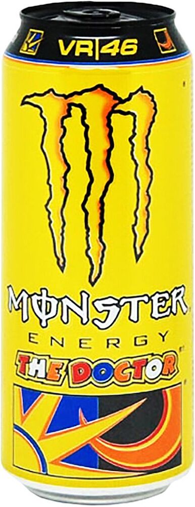 Էներգետիկ գազավորված ըմպելիք «Black Monster The Doctor» 0.449լ