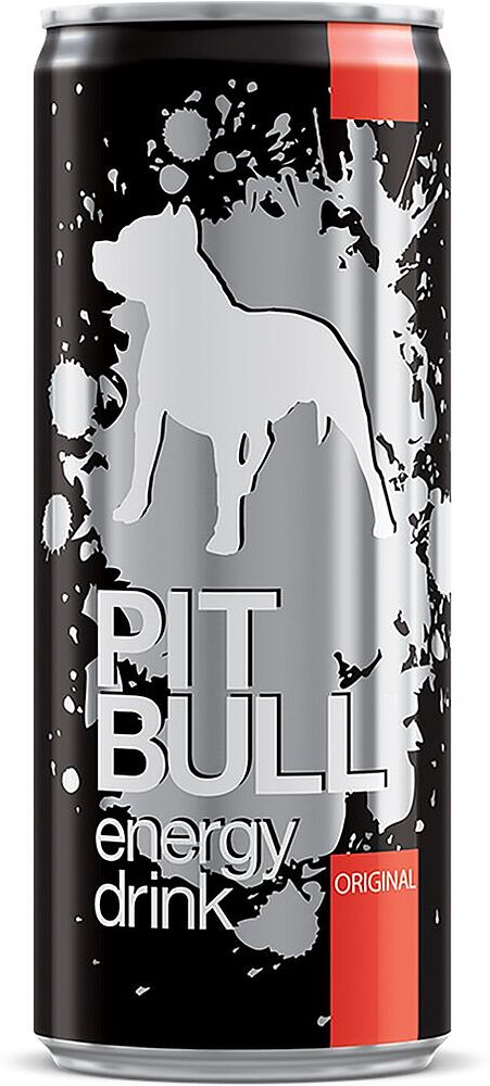 Էներգետիկ գազավորված ըմպելիք «Pit Bull Original» 0.25լ