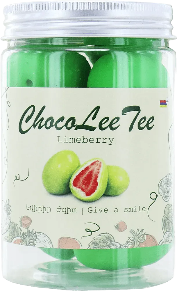 Chocolate dragee with strawberry "ChocoLee Tee" 100-110g
