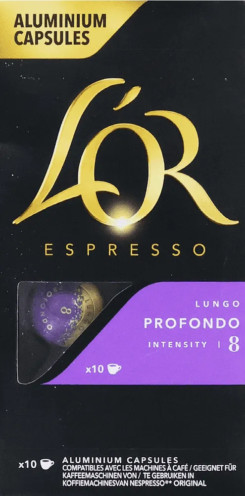 Պատիճ սուրճի «L'OR Espresso Lungo Profondo» 10 հատ, 52գ
