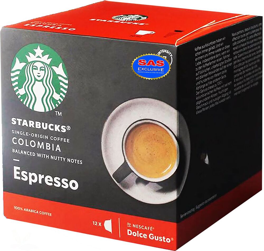 Coffee capsules "Starbucks Espresso Colombia" 66g
