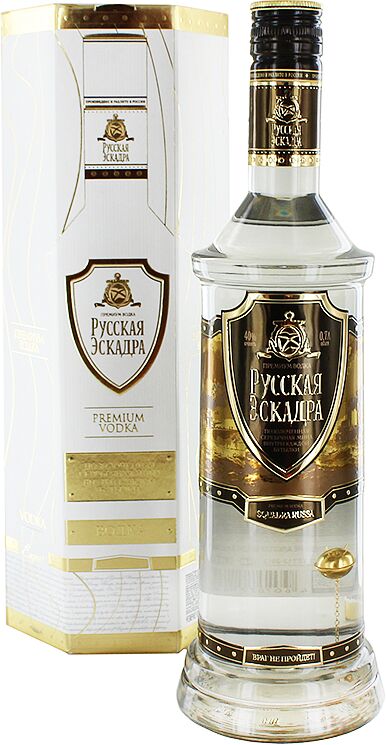 Vodka "Russkaya Eskadra Premium" 0.7l