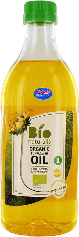 Sunflower oil "Bio Naturalis" 1l