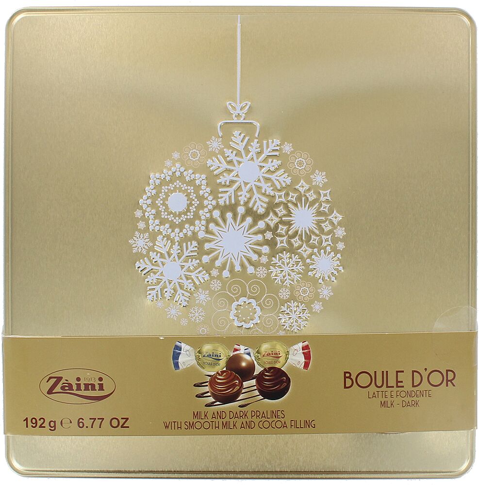 Chocolate candies collection "Zaini Boule D'or" 192g