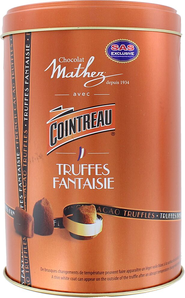 Chocolate candies collection "Mathez Truffels Cointreau" 500g