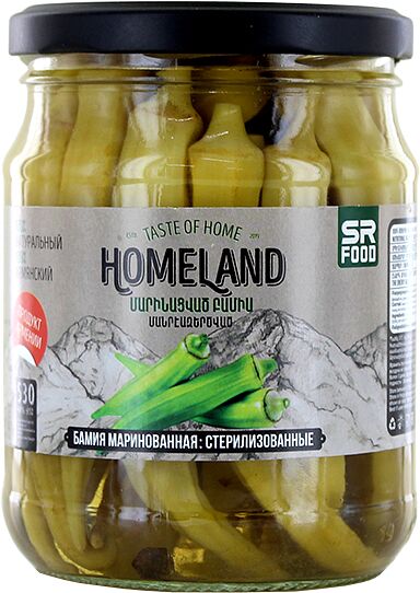 Okra pickled "Homeland" 530g