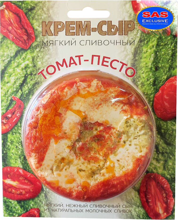 Cream cheese with tomato & pesto sauce "Amyga" 120g
