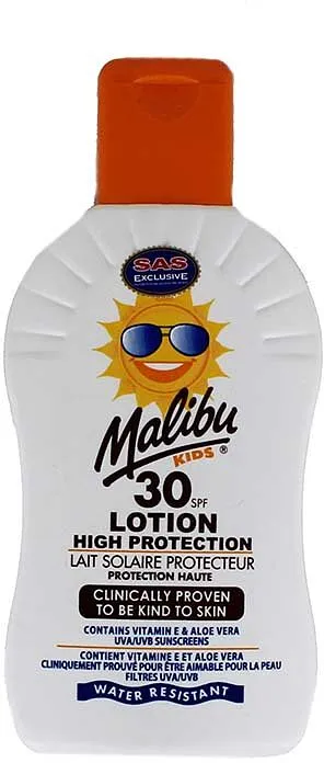 Sunscreen lotion for children "Malibu 30 SPF" 200ml
