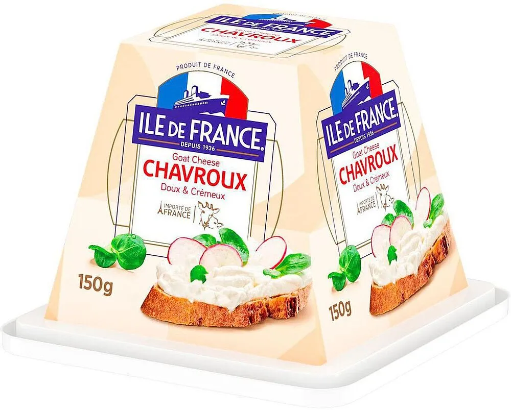 Goat cheese "Ile de France Chavroux" 150g