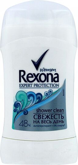 Հակաքրտինքային միջոց -սթիք «Rexona Shower Clean» 40մլ