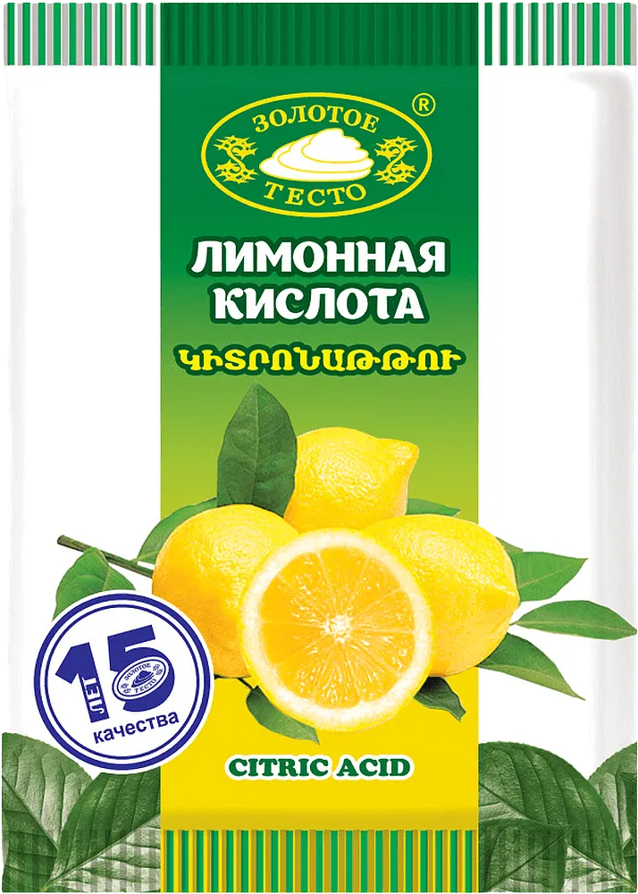 Citric acid "Zolotoe testo" 90g