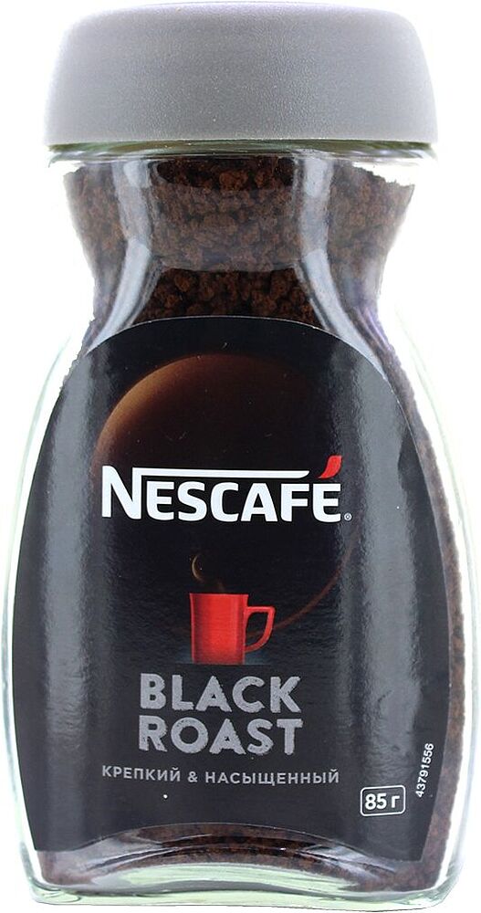 Кофе растворимый "Nescafe Black Roast" 85г