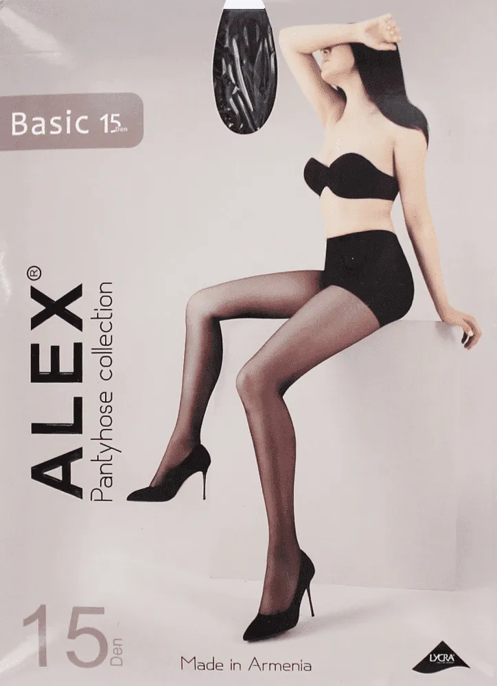Black tights "Alex Basic 15 Den N5"
