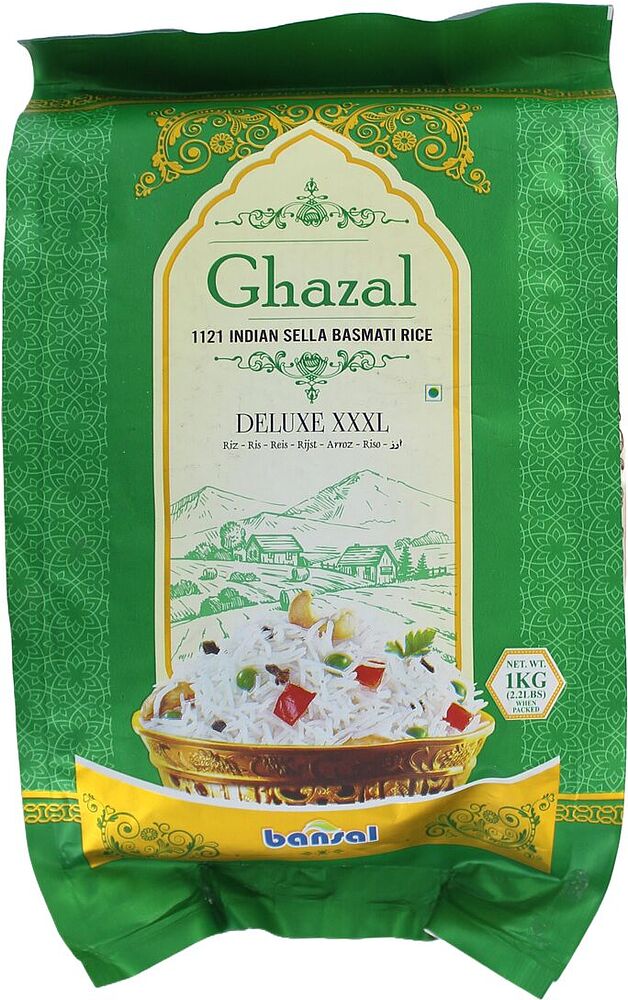 Long grain rice "Ghazal Basmati" 1kg