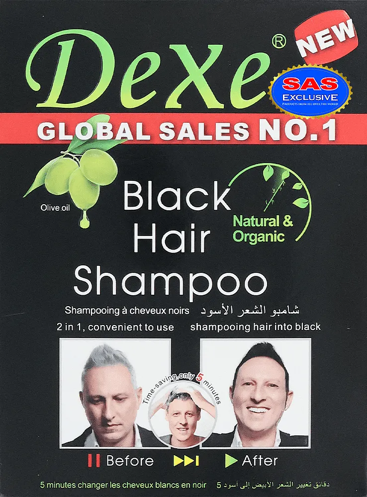Շամպուն երանգավորող «Dexe Black Hair Shampoo» 250մլ