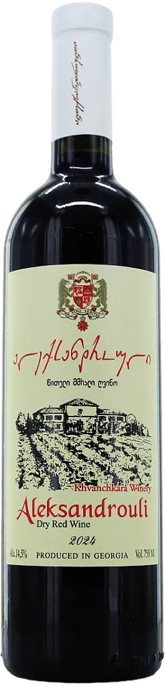 Red wine "Khvanchkara Aleksandrouli" 0.75l