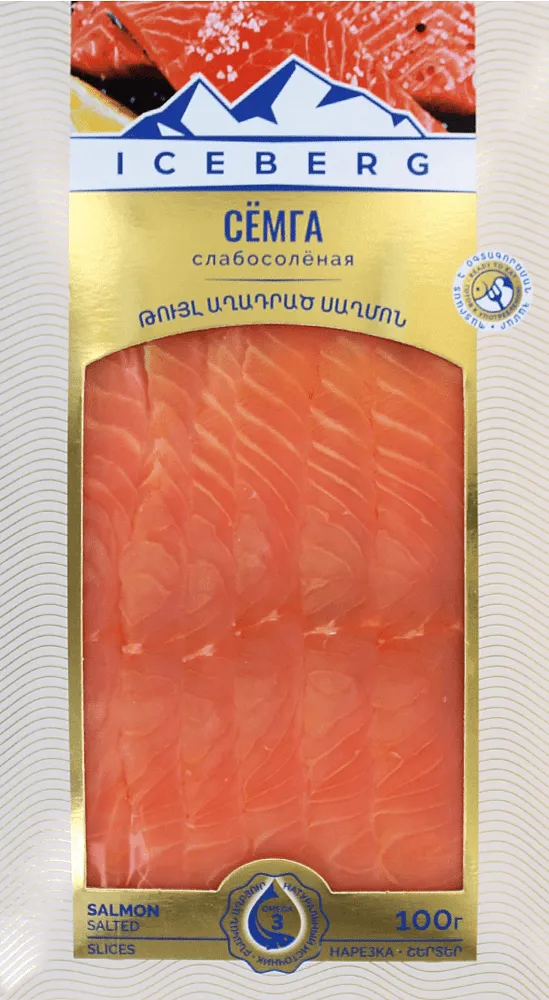 Salmon lightly salted "Iceberg" 100g
