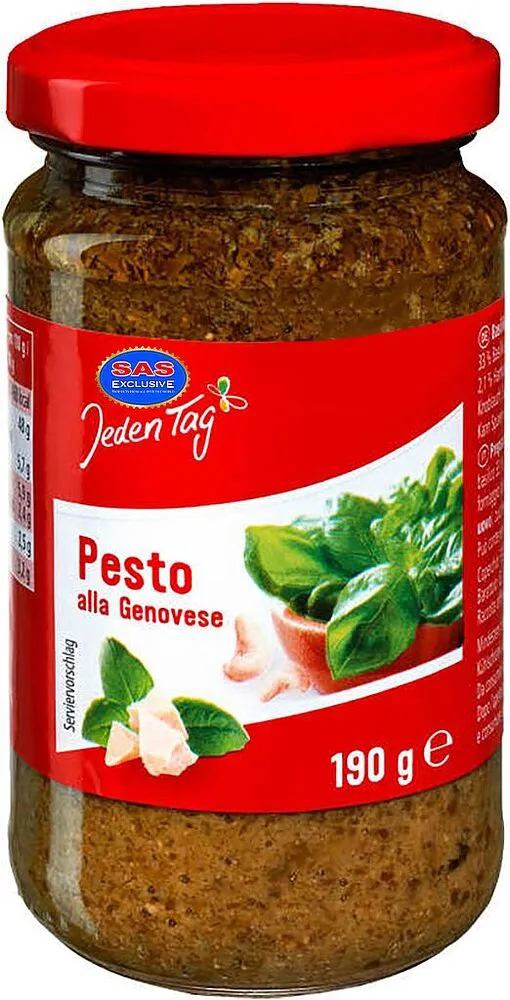 Սոուս պեստո «Jeden Tag Pesto Genovese» 190գ