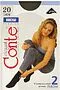 Black socks "Conte 20 Den"