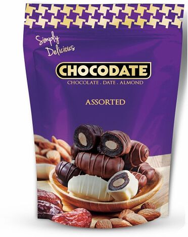Date in chocolate "Chocodate Assorted" 100g