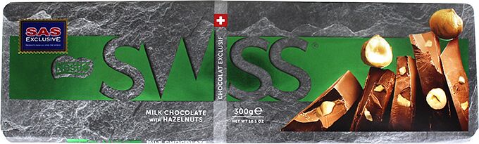 Шоколадная плитка "Nestle Swiss" 300г