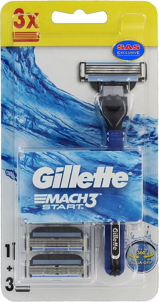 Shaving system "Gillette Mach3" 1 pcs