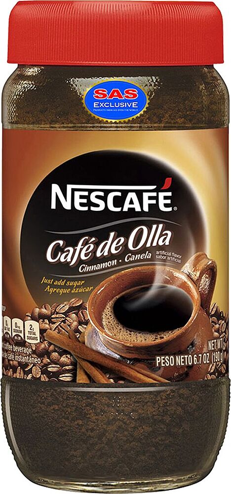 Սուրճ լուծվող «Nescafe Cafe De Olla» 190գ
