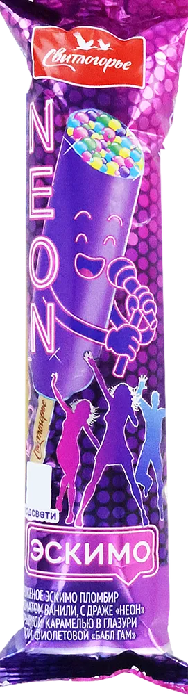 Vanilla ice cream "Svitlogorye Eskimo Neon" 80g