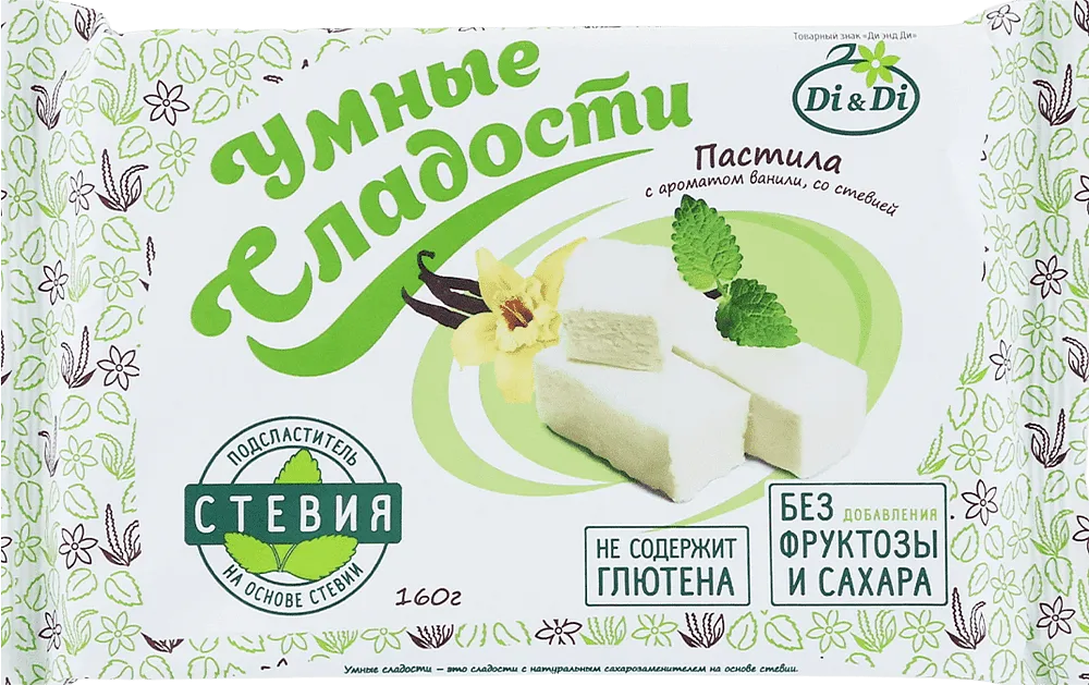Vanilla fruit leather "Di&Di Умные Сладости" 160g 