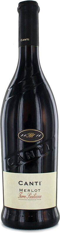 Գինի կարմիր «Canti Merlot Ferre Siciliane» 0.75լ