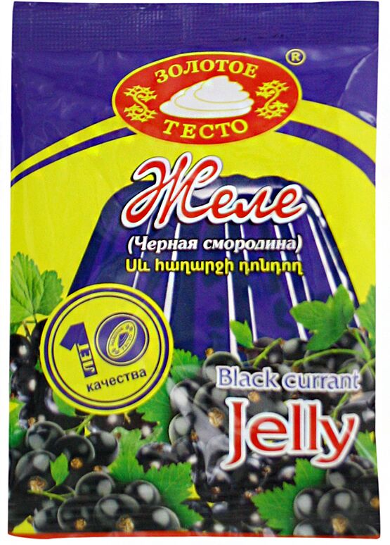 Jelly "Zolotoe testo" 50g Blackcurrant 