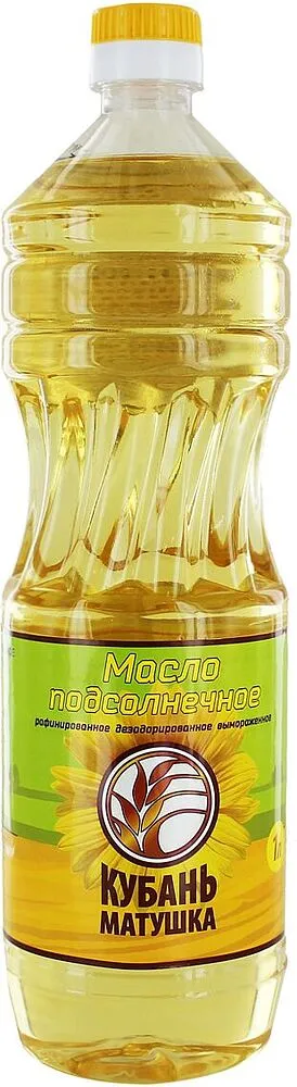 Sunflower oil "Kuban Matushka" 1l
