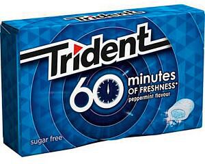 Մաստակ «Trident 60 Minutes» 20գ Անանուխ կծու