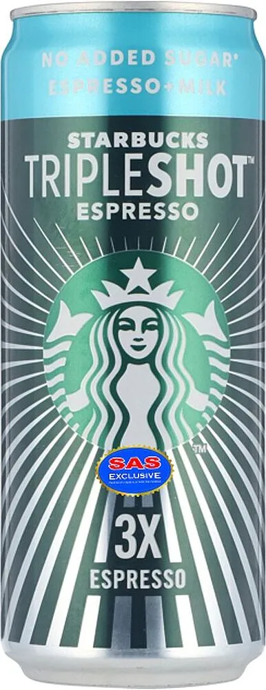 Ice coffee "Starbucks Тripleshot Еspresso" 300ml 