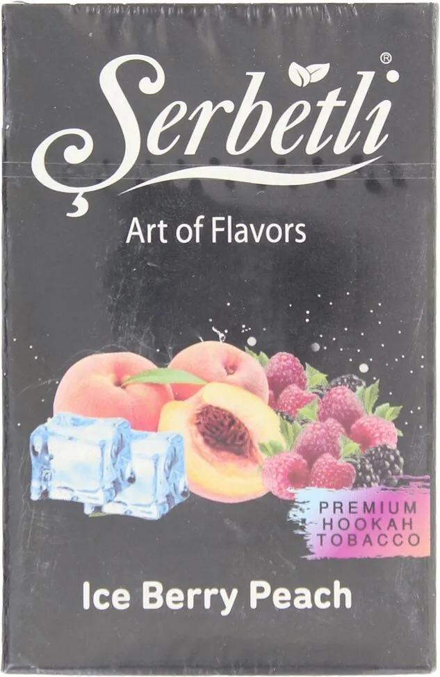 Tobacco with ice berry & peach flavor "Serbetli" 50g
