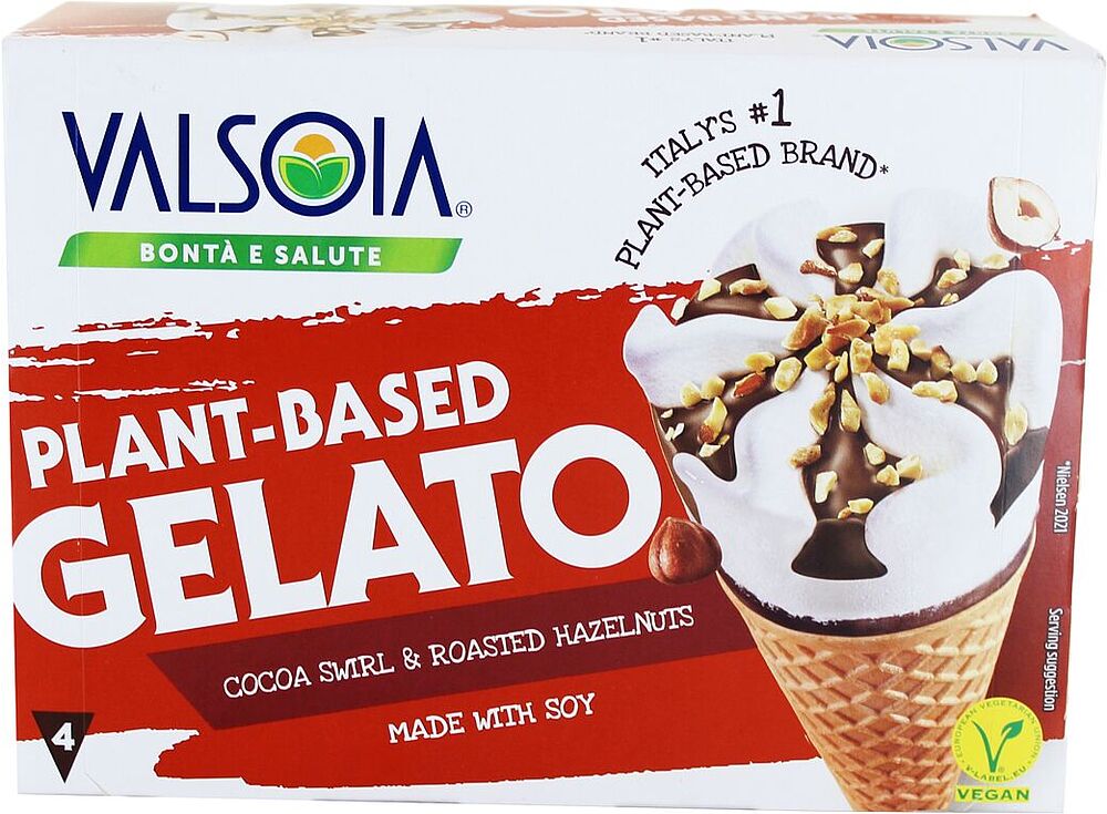 Мороженое соевое "Valsoia" 4*75г