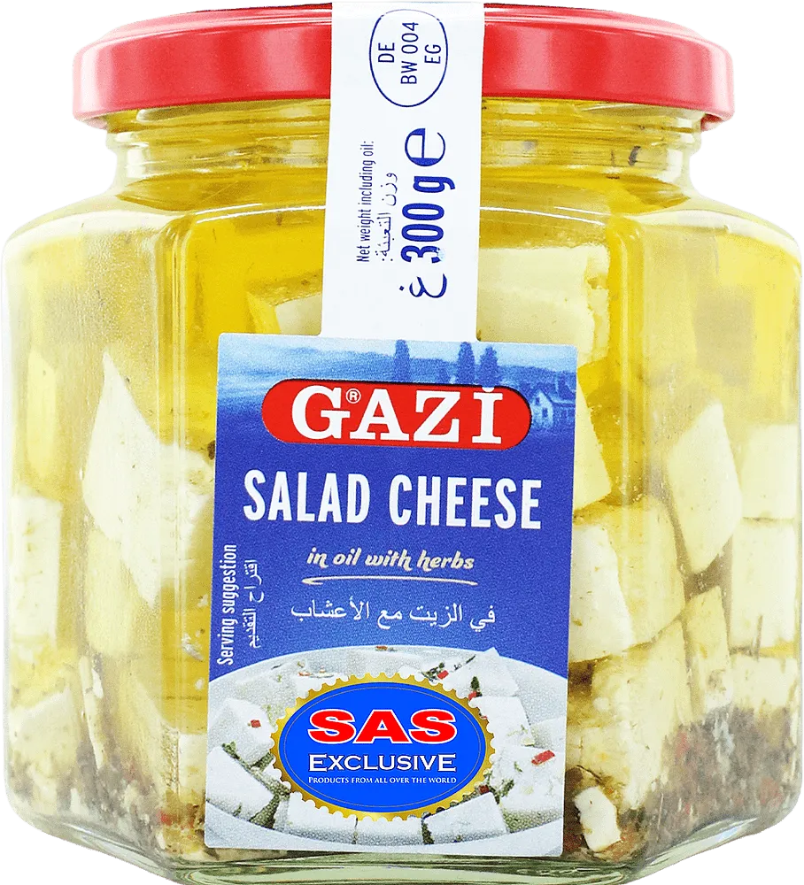 Cheese with herbs in oil "Gazi Salad" 300g