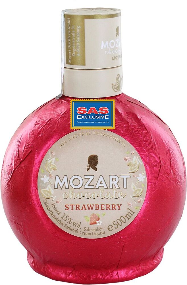 Լիկյոր «Mozart Strawberry» 0.5լ