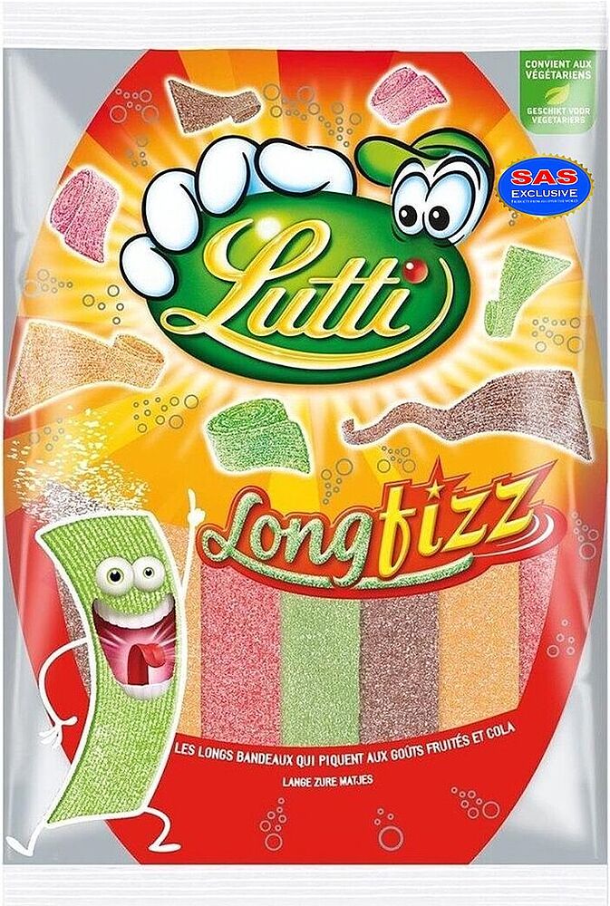 Jelly candies "Lutti Long Fizz" 200g
